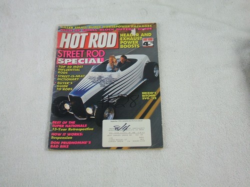 Hot rod magazine september - rod,
