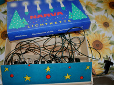 10 fairy lights Narva GDR Christmas Xmas Christmas tree lighting AD