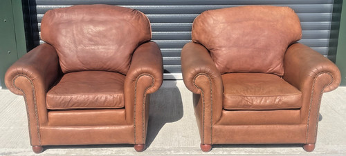 Pair heirloom brown leather - heirloom,