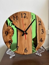 Handmade 35cm Elm & Emerald