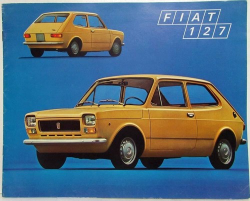 1972 fiat 127 sales brochure - brochure,