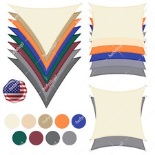 Waterproof Shade Sail Patio Awning Outdoor Garden Pool Sun Canopy Shelter Cover