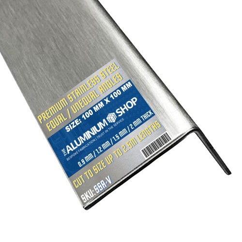 Stainless steel angle 9mm - stainless,