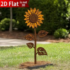 Rustic Metal Sunflower Garden