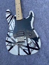 EVH White Strat Style Guitar - Maple Fretboard 