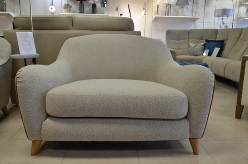Laze snuggler chair - chair, bouclé