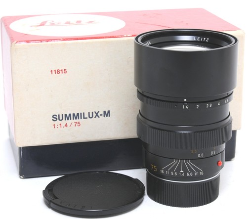 Leica 75mm summilux m - leica,