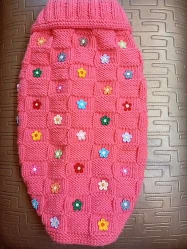 Hand knit dog jumpers - dog, by