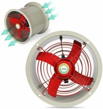 220V Explosion Proof Fan Blower Axial Fan Spray Booth Paint Fume Exhaust Fan New