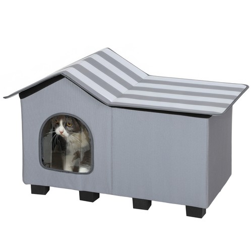 Pawhut outdoor cat - pawhut, house