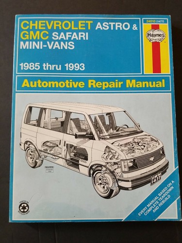 Chevrolet astro gmc safari - chevrolet,