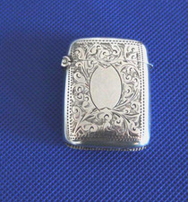 Antique Sterling Silver Vesta