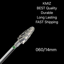 **KMIZ Carbide GREEN Nail Drill Bit Manicure/Pedicure FPD 060/14mm Corn/Parabola