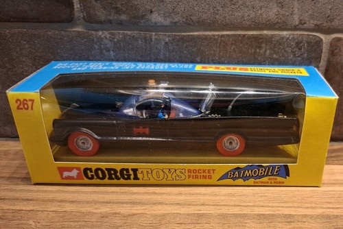 Corgi 267 matt black - corgi, batmobile