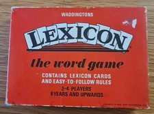 Waddingtons Lexicon Vintage 1968 Card Game Complete Set with Instructions