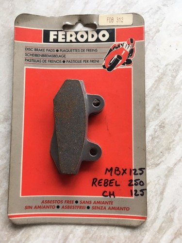 Honda mbx125 brake pads - honda,