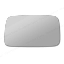 For BMW 6 Series E24 1976-1989 left side wide angle wing door mirror glass