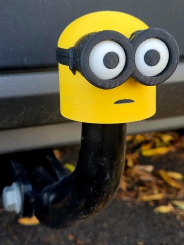 Minions tow bar ball cover - tow,