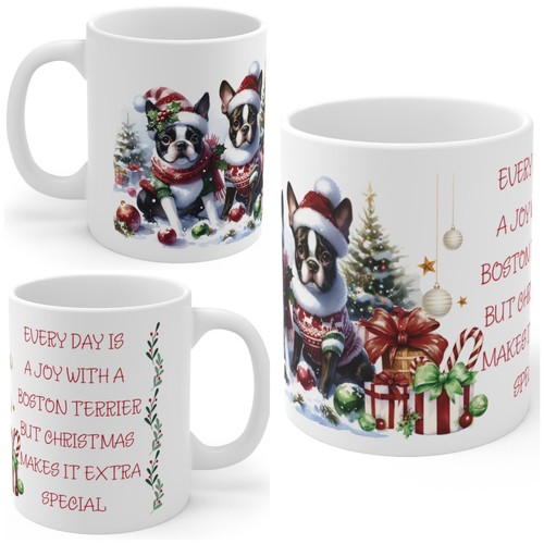 11oz ceramic boston - ceramic, terrier