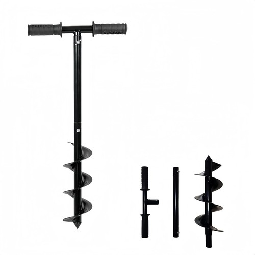 Fence post auger hole - fence,