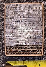 8pt GILL SANS BOLD   Metal letterpress Type # ADANA EIGHT FIVE 8 x 5 User #