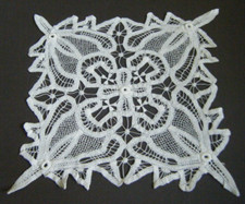 Antique Maltese lace Doily