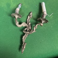 Vintage Cast Brass Wall Lights