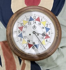 Antique / Vintage Wall Clock With Repro RAF Sector Clock Dial