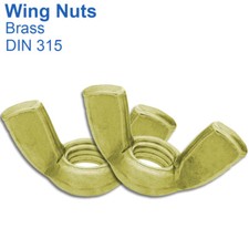M3 M4 M5 M6 M8 BRASS WING NUTS