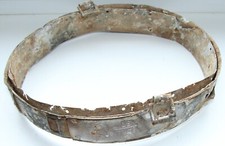 WW2 WW II German Helmet Aluminum Band 1938 Dated Size 64/57 Battlefield Relic