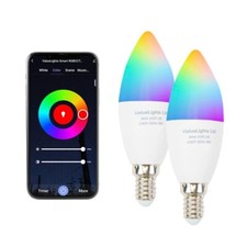 2 Pack Smart LED Light Bulbs