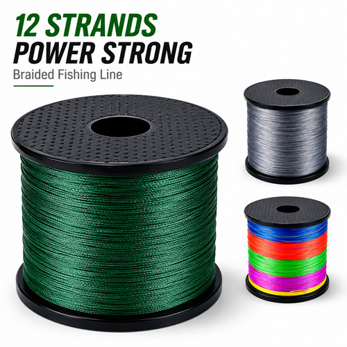 Braided fishing line - braided,