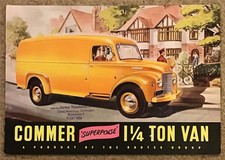 COMMER SUPERPOISE 1¼ TON VAN
