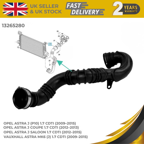 Turbo boost intercooler - turbo, hose