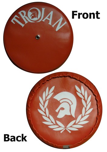 Red white wreath helmet - red/, wreath/