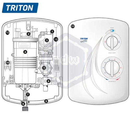 Triton enrich shower - enrich, spare