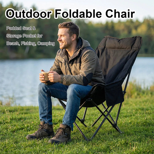 Portable camping moon chair - portable,