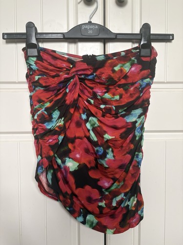 Rat boa asymmetric floral - &,