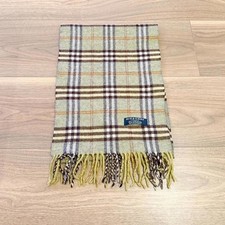 Authentic Burberry nova check 100% lambswool premium scarf