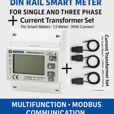 Eastron SDM630 V2 - 3-Phase Energy Meter 100A + 3 Current Transformers STMHALL HY33C1