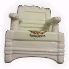 Antique Crested Ware China Chair Crested Bournemouth