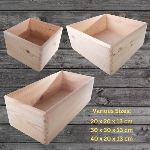 Wooden container organiser - wooden,
