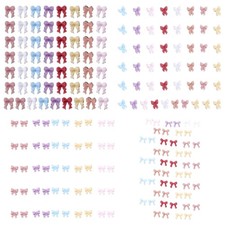 3D Bows Nail Art Decorations Bows Nail Charms Colorful Bowknot Nail Accessories