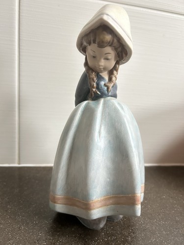 Lladro lonely blue - blue, girl