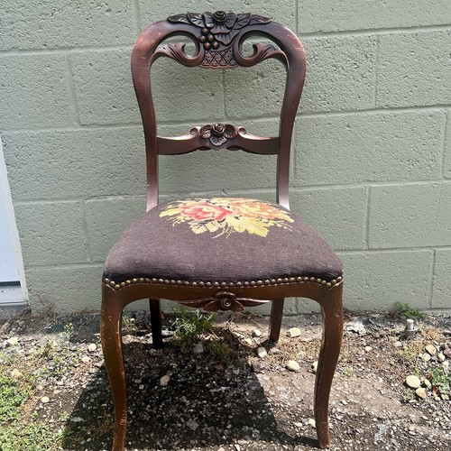 Antique victorian balloon back - victorian,