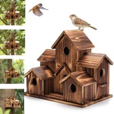 Outside Wooden Bird Houses