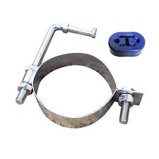 6" Universal Stainless Backbox Hanger Exhaust Bracket Silencer Mount Bar Strap