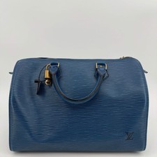 Louis Vuitton Epi Blue Speedy 30 (Broken Zipper)