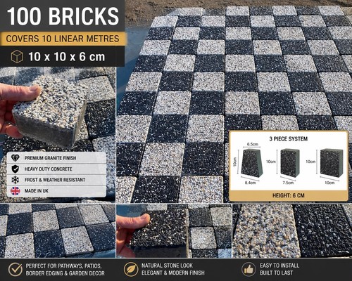 Granite concrete paving bricks - granite,