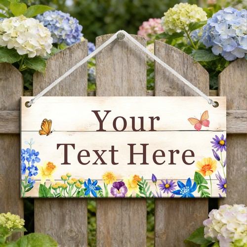 Personalised wooden flower - wooden,